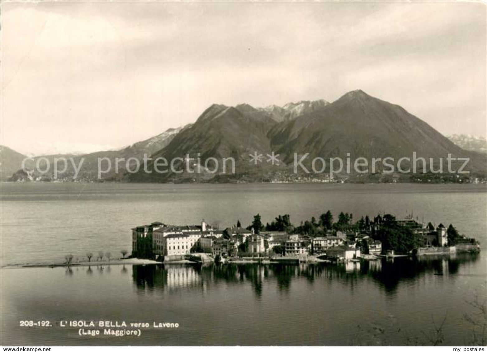 73705084 Isola Bella Lago Maggiore Verso Laveno Fliegeraufnahme Isola Bella Lago - Autres & Non Classés