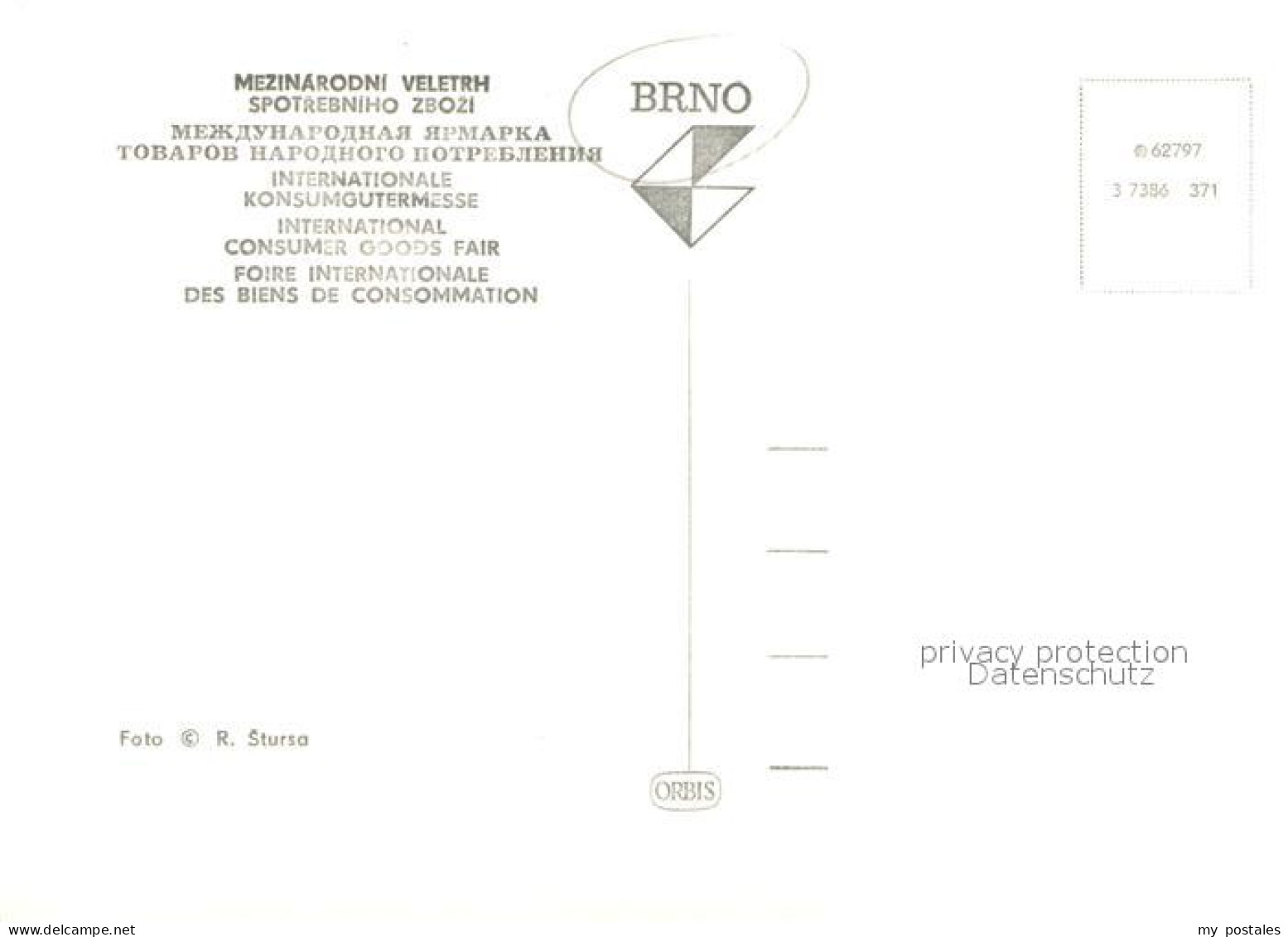 73705051 Brno Bruenn Internationale Konsumguetermesse Fliegeraufnahme Brno Bruen - Tchéquie