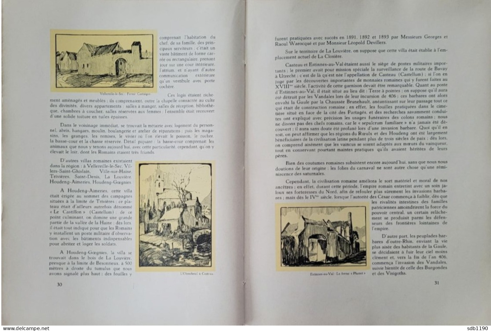 Livre 'Le Centre archéologique, folklorique, industriel, commercial, artistique, scolaire' 1930 avec 317 illustrations