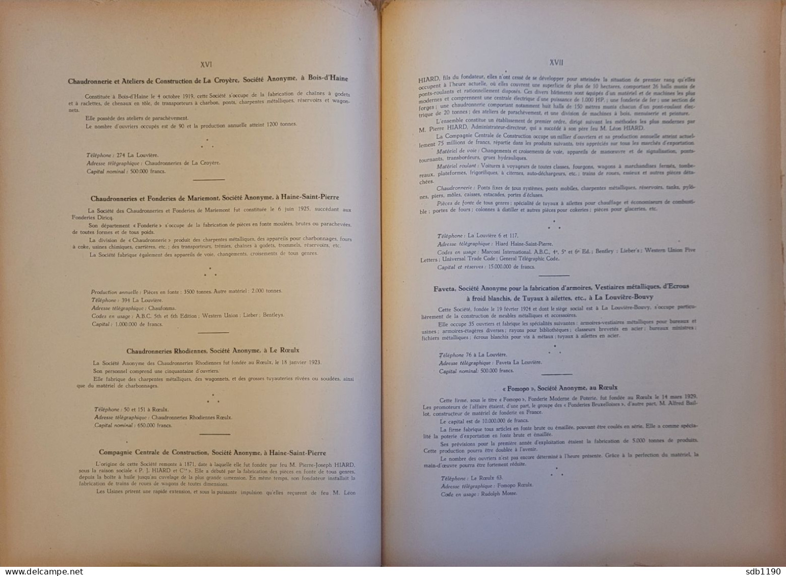 Livre 'Le Centre archéologique, folklorique, industriel, commercial, artistique, scolaire' 1930 avec 317 illustrations