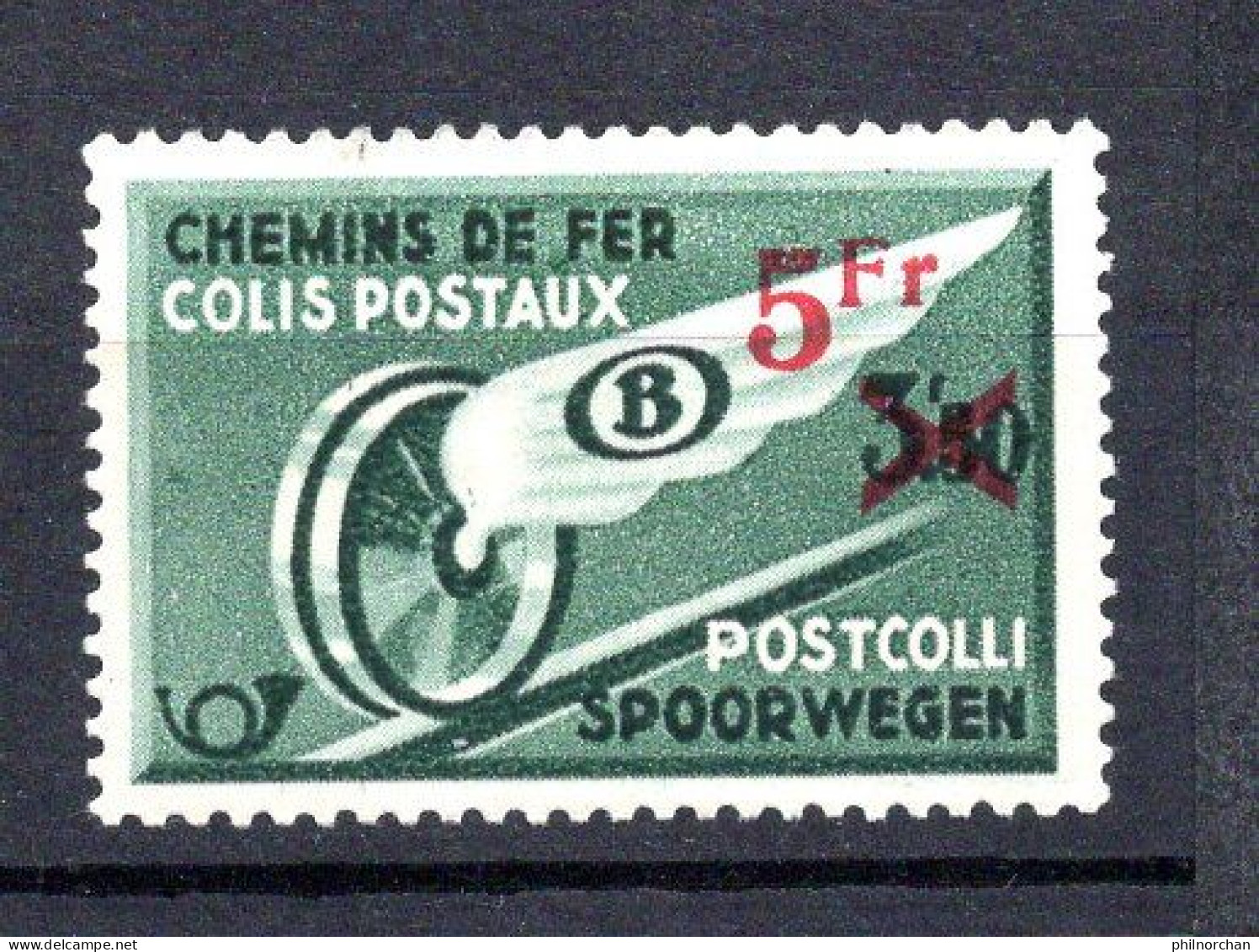 Belgique 1938 Colis Postaux Neuf** TB N°202  10 €    (cote 68,50 €, 1 Valeur) - Mint