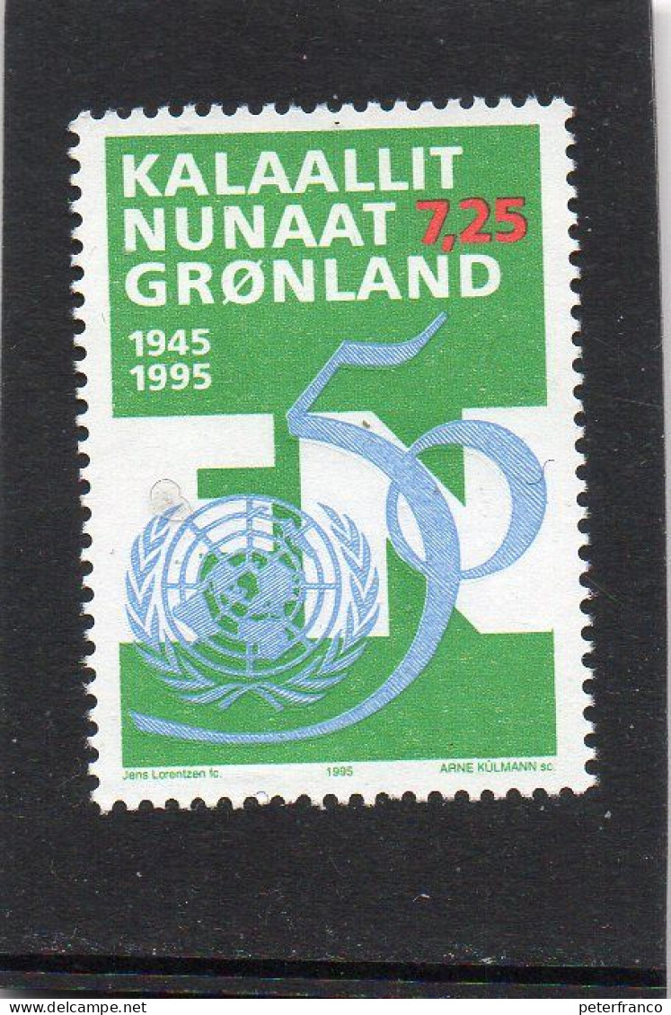 1995 Groenlandia - 50 Anni Delle Nazioni Unite - Unused Stamps