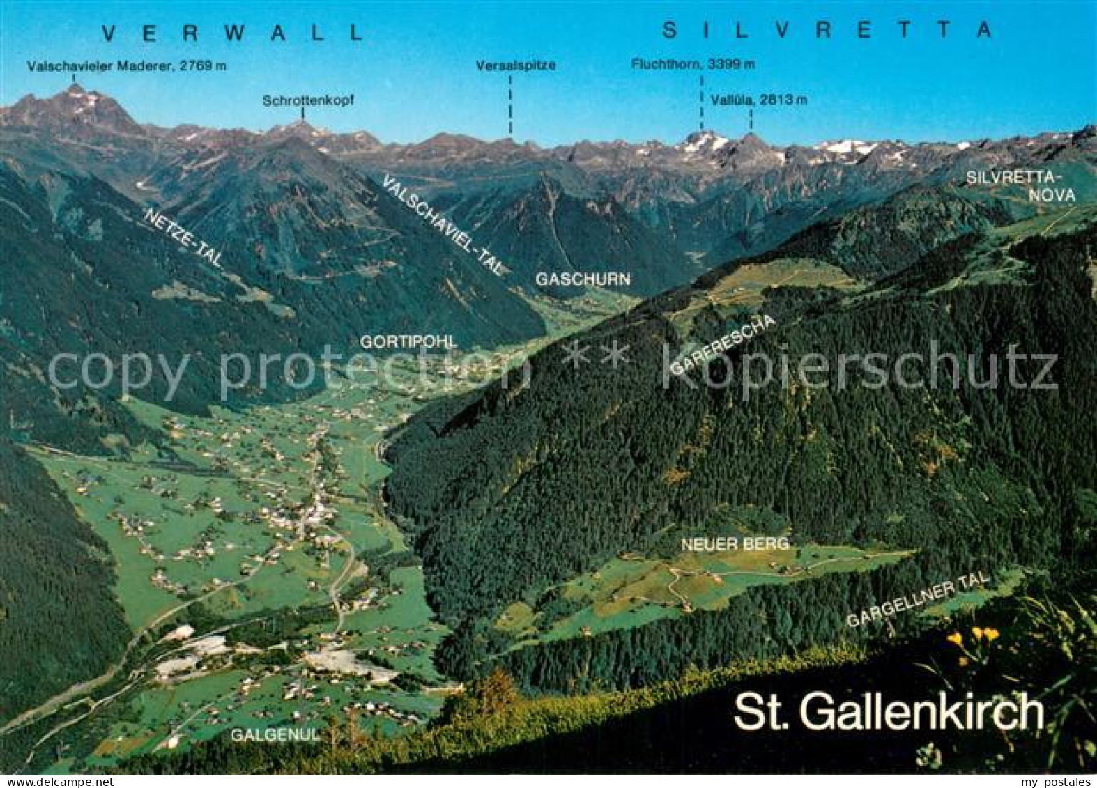 73704945 St Gallenkirch Vorarlberg Mit Verwall Und Silvrettabergen St Gallenkirc - Other & Unclassified