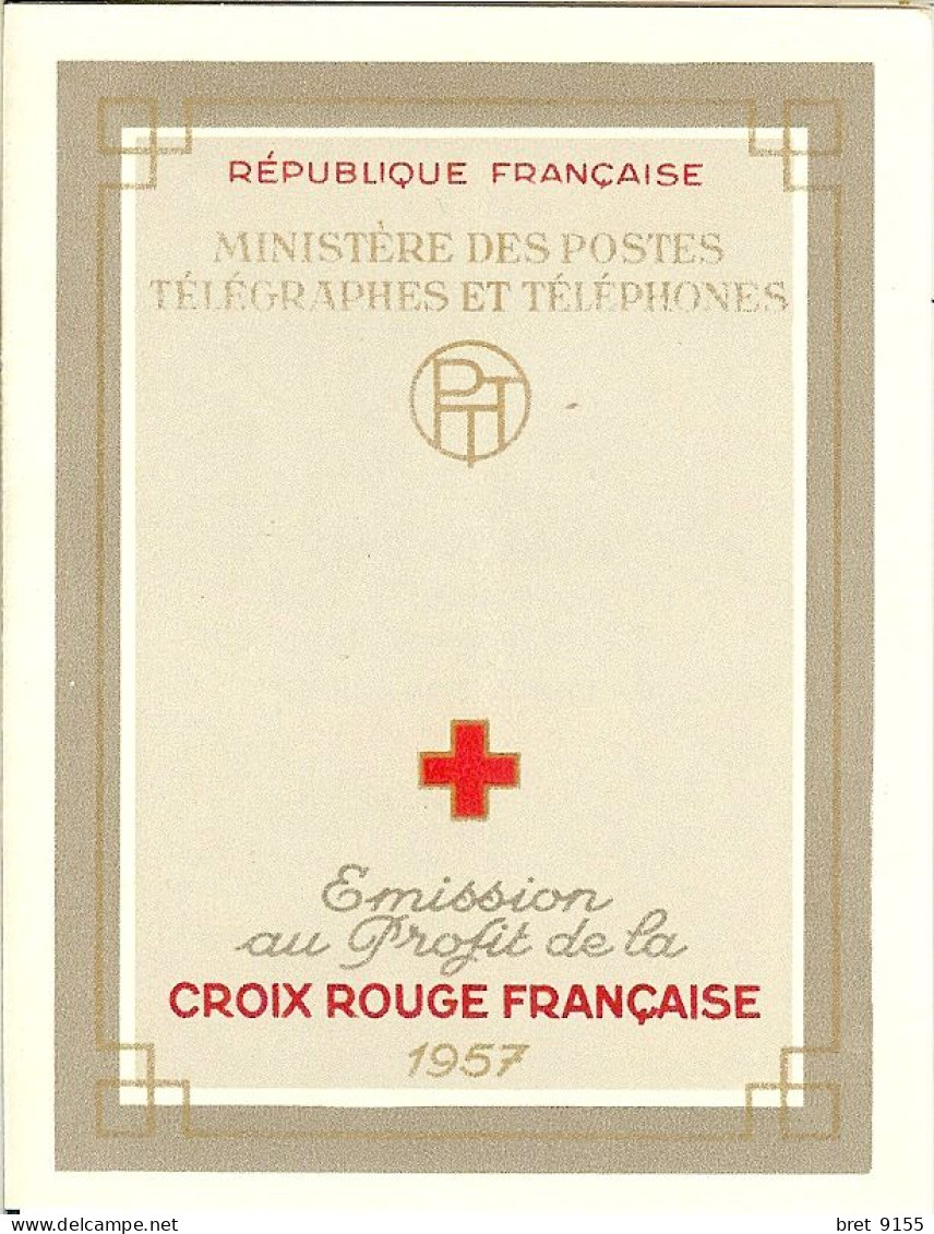 CARNET TIMBRE CROIX ROUGE DE 1957 N°2006 ETAT EXCELLENT JACQUES CALLOT L AVEUGLE ET SON CHIEN LA MENDIANTE AUX BEQUILLES - Croce Rossa