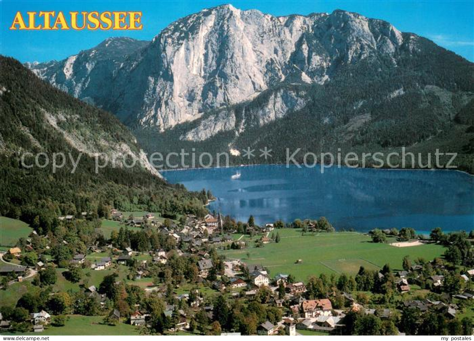 73704937 Altaussee Fliegeraufnahme Mit Altausseersee Und Trisselwand Altaussee - Altri & Non Classificati