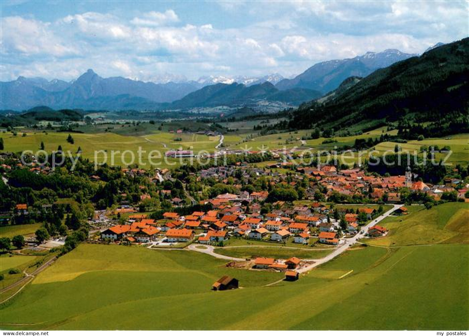 73704821 Nesselwang Gesamtansicht Mit Alpenpanorama Nesselwang - Other & Unclassified