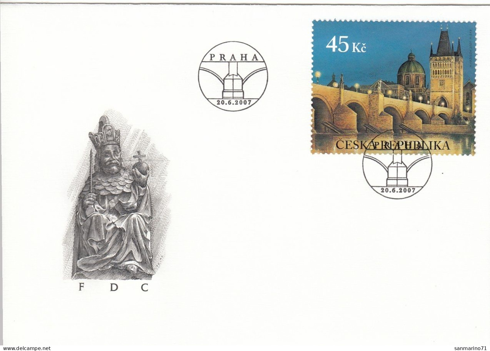 FDC CZECH REPUBLIC 518 - Brücken