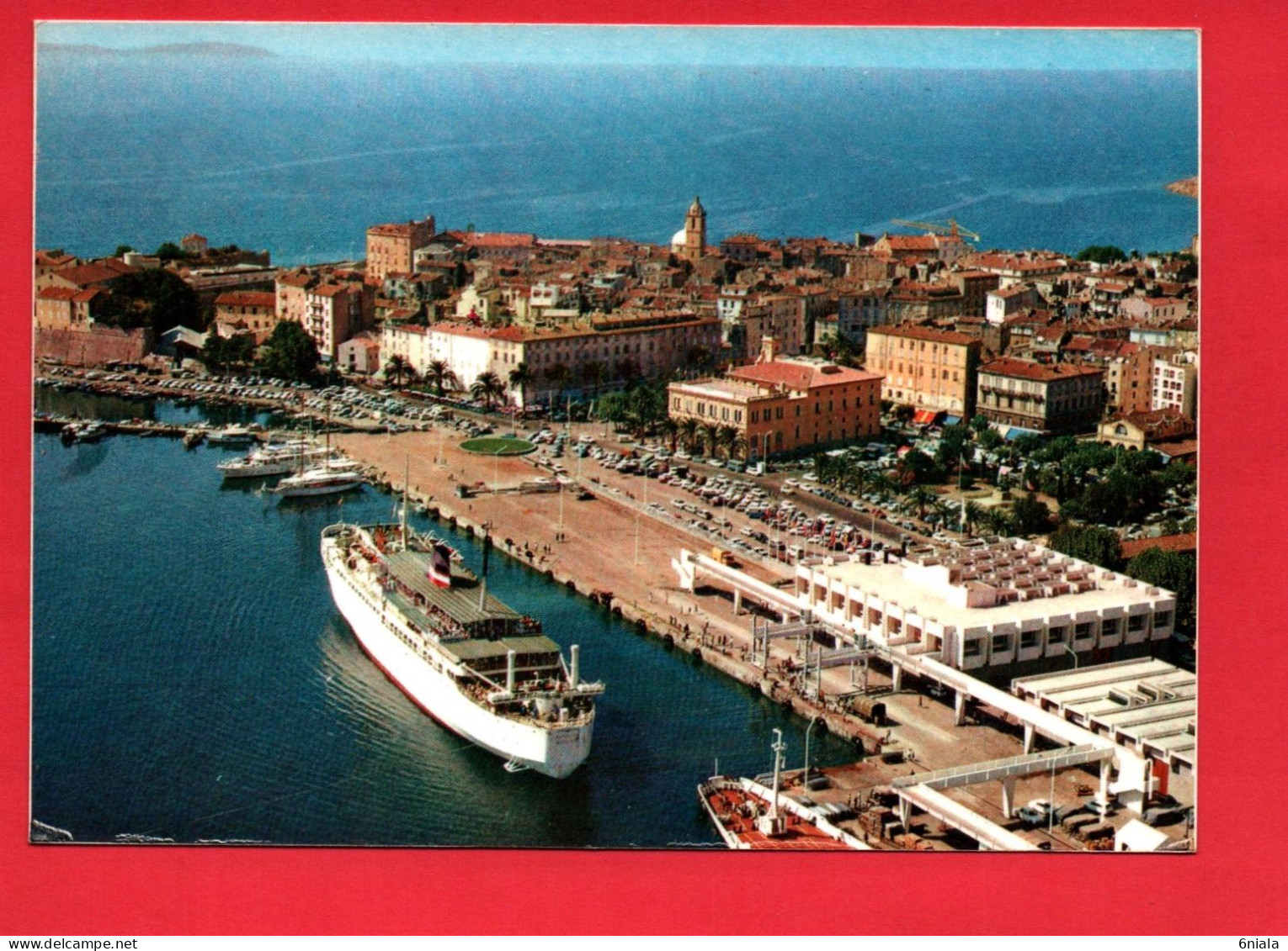 18628  AJACCIO Le Port Et La Nouvelle Gare Maritime     (2 Scans ) 20 Corse - Ajaccio