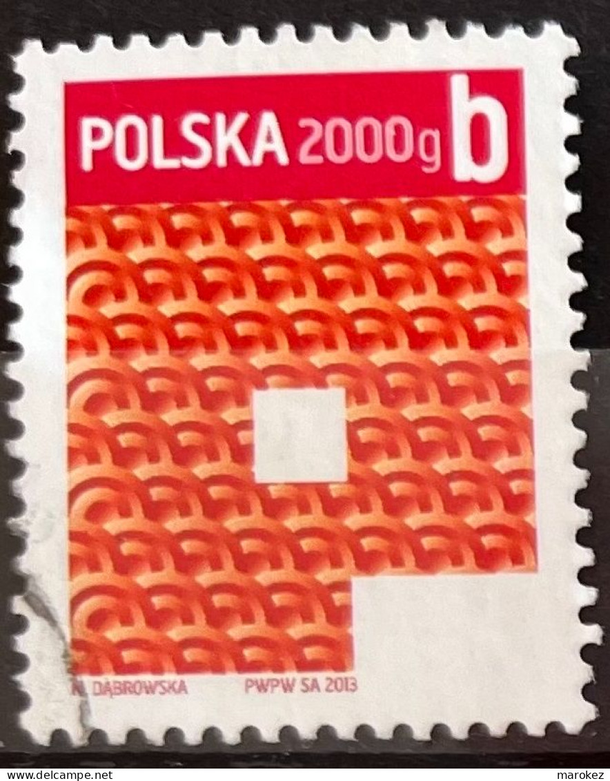 POLAND 2013 Definitives - Geometrical Patterns Postally Used MICHEL # 4616 - Gebruikt