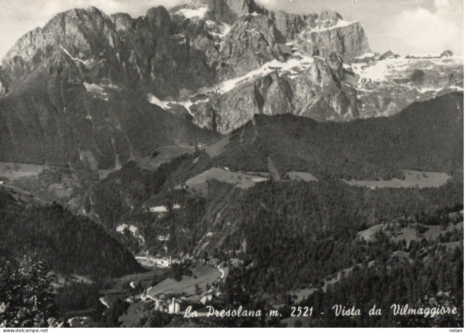 LA BRESOLANA - VISTA DA VILMAGGIORE - F.G. - Bergamo