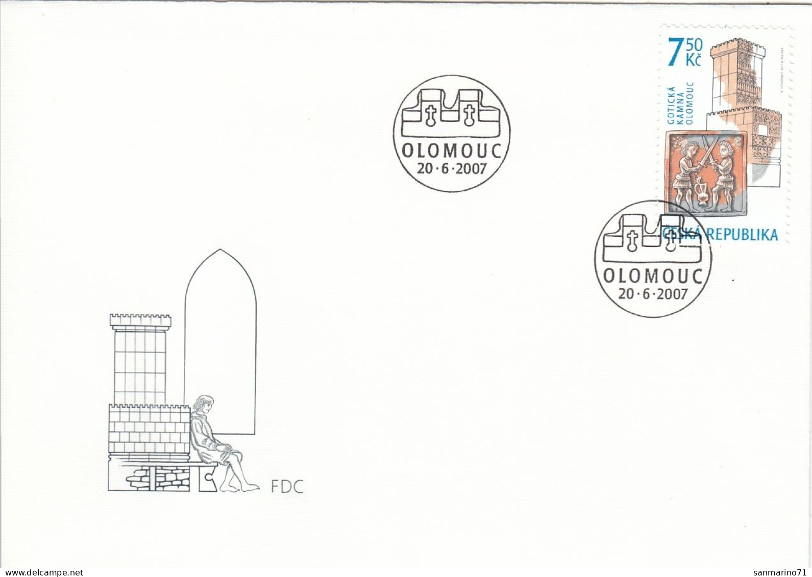 FDC CZECH REPUBLIC 520 - Non Classificati