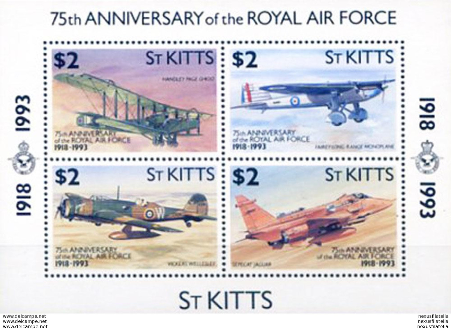 Aviazione 1993. - St.Kitts Und Nevis ( 1983-...)