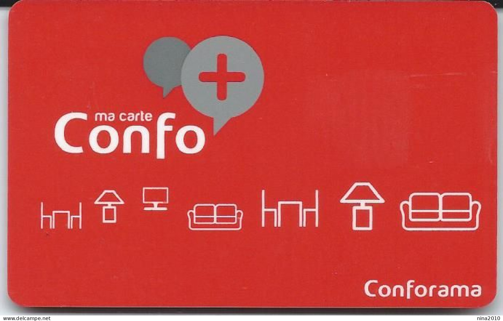 Carte Cadeau - Conforama / Confo+ (fidélité) - Voir Description -  GIFT CARD /GESCHENKKARTE - Tarjetas De Regalo