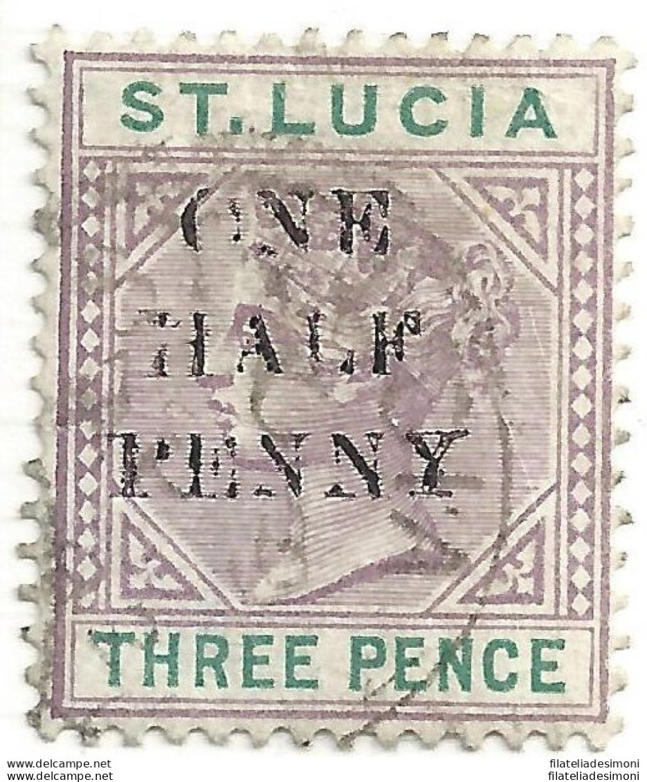 1892 ST. LUCIA - SG N° 53   USED - Sonstige & Ohne Zuordnung