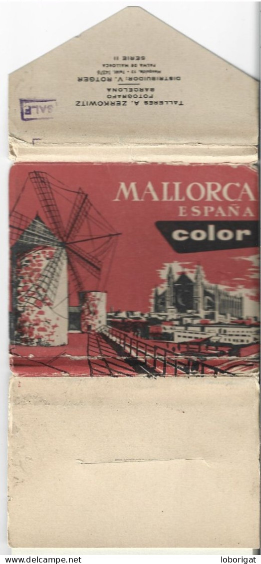 LIBRITO FLEXO DE POSTALES CON 12 VISTAS DE MALLORCA.- ( ESPAÑA ) - Mallorca