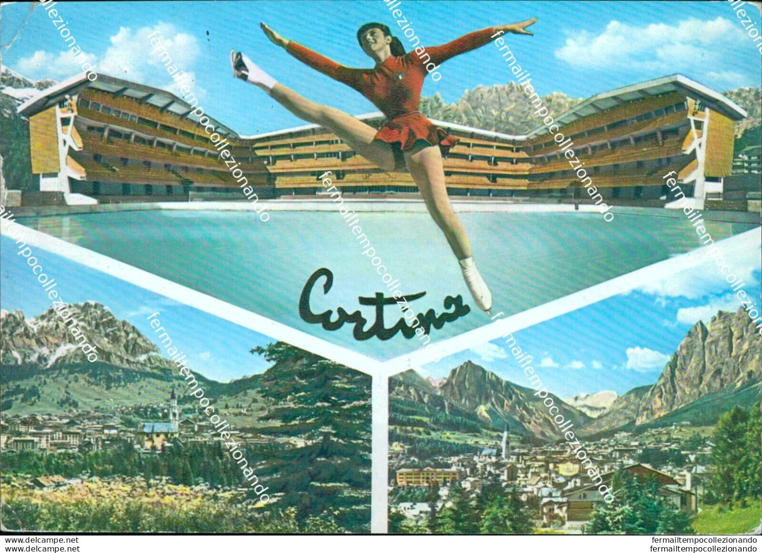 Bm118 Cartolina Cortina Provincia Di Belluno - Belluno