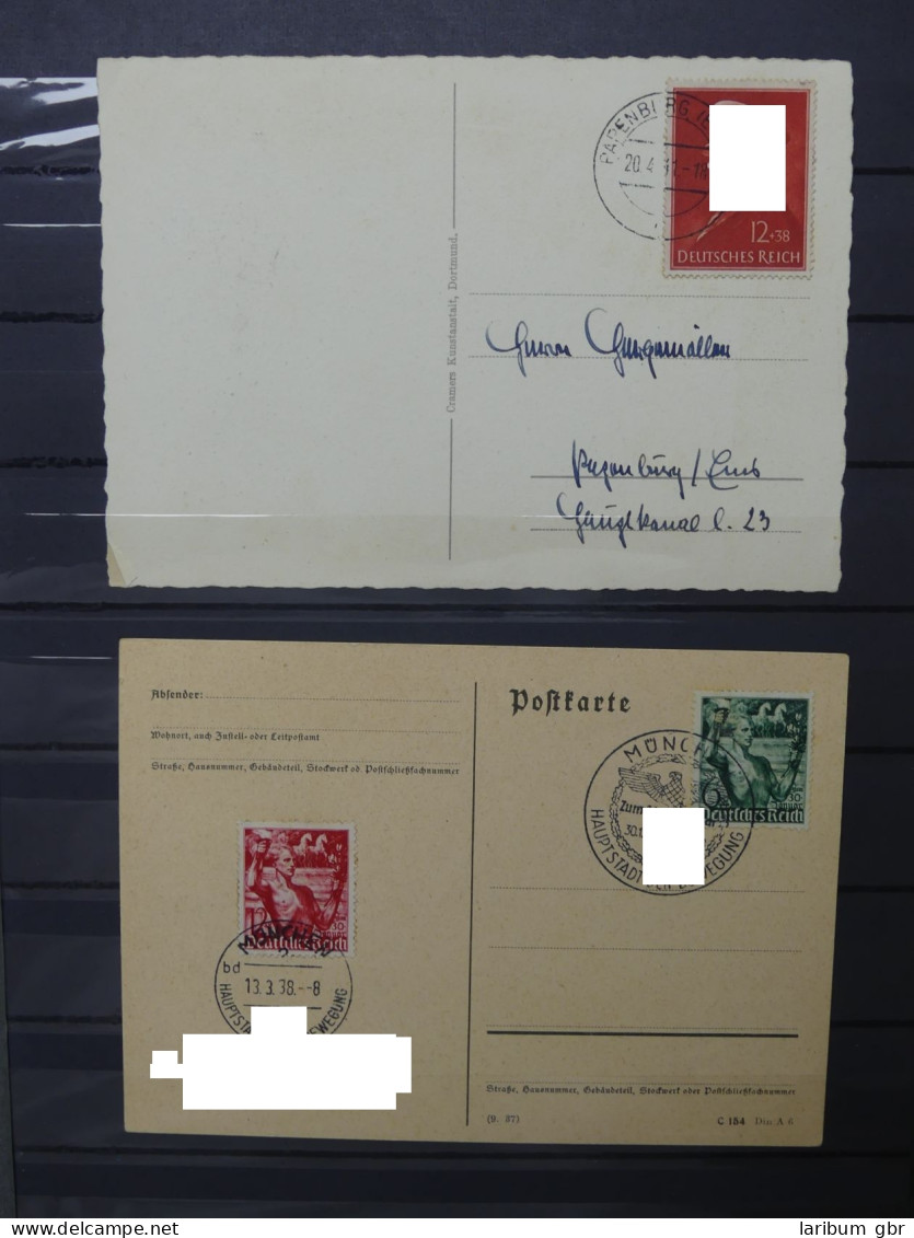Deutschland Briefe und Karten im Einsteck Album #LY376