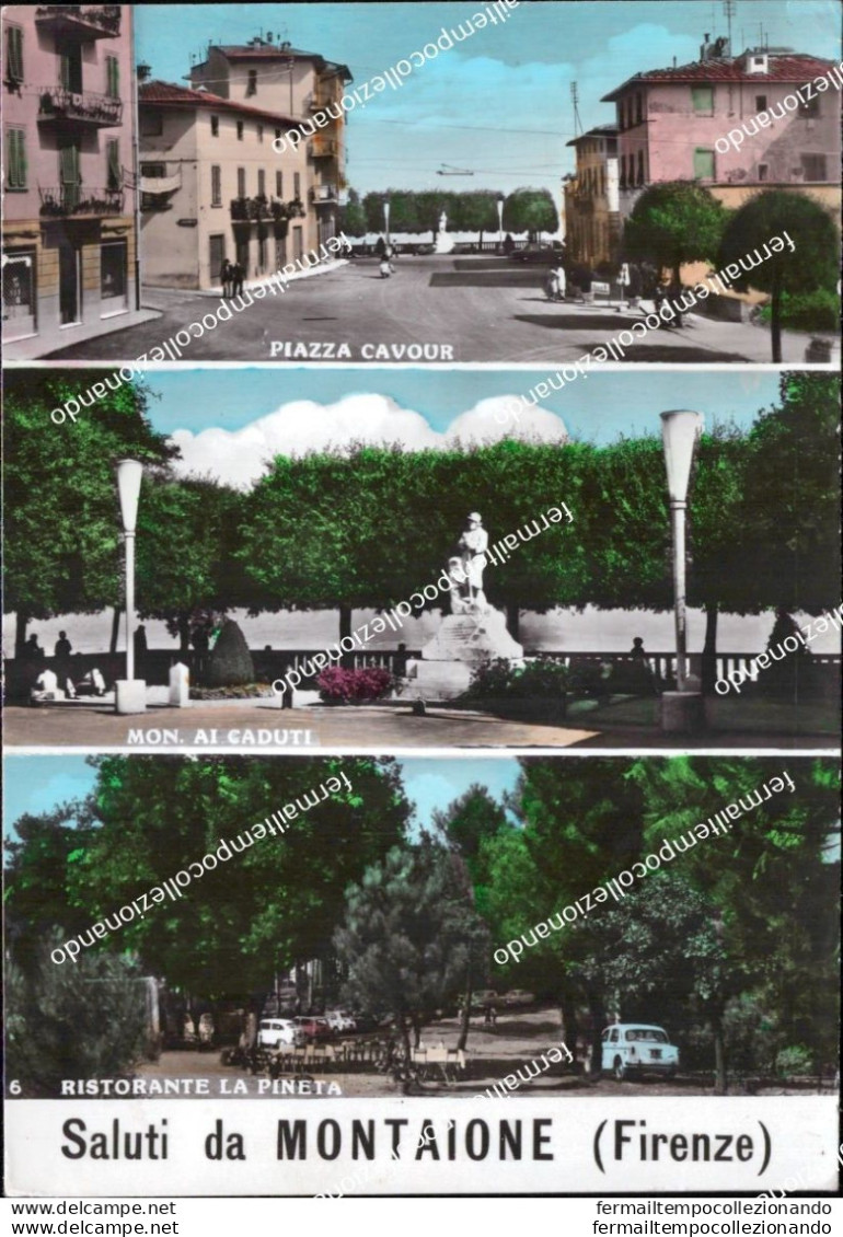 Al739 Cartolina Saluti Da Montaione  Provincia Di Firenze Toscana - Firenze