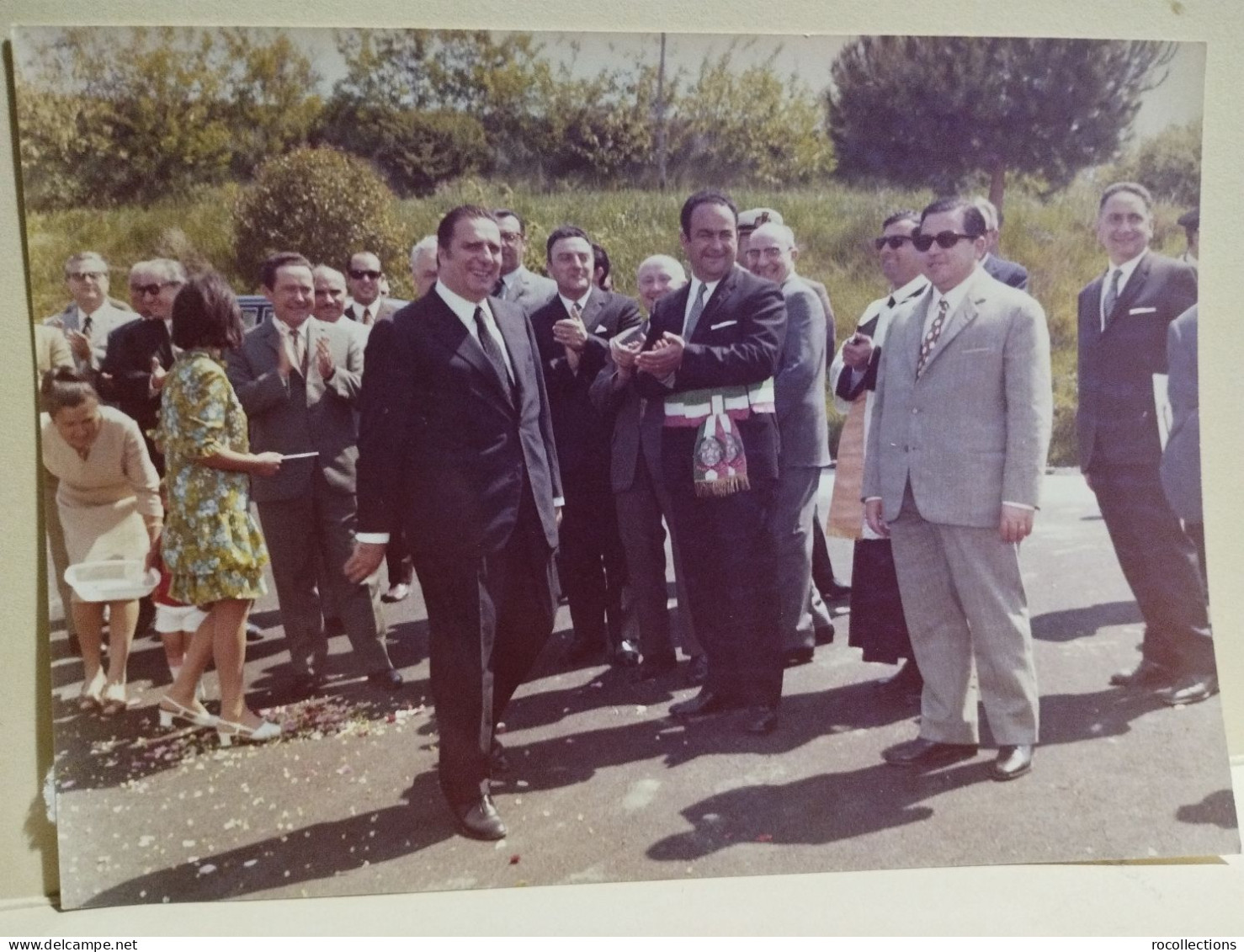 Italia Foto CITTA' SANT'ANGELO (Pescara) Autorità Ministro Natali Inaugurazioni Festeggiamenti 1970. Da Identificare - Europa