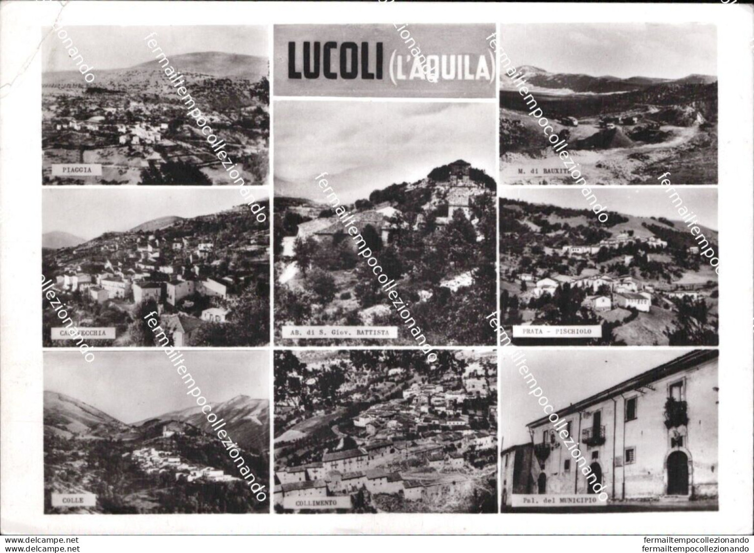 Al746 Cartolina Lucoli Provincia Di L'aquila Abruzzo - L'Aquila