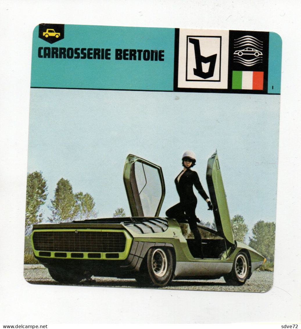 FICHE AUTOMOBILE -  CARROSSERIE BERTONE - KFZ