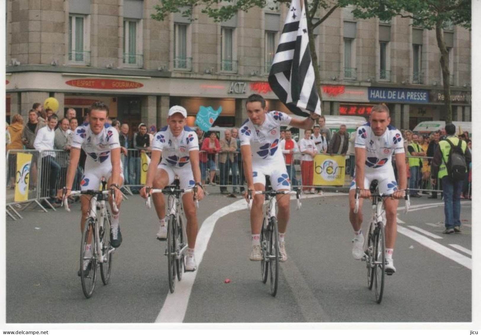 BREST, Tour De France Cycliste 2008, Les Bretons De La Française Des Jeux * - N°4 Carto 29 - Brest