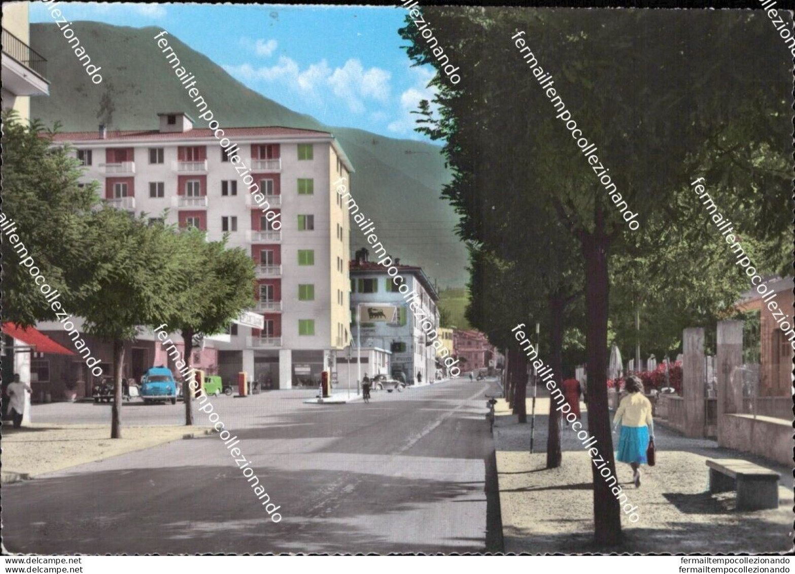 Al753 Cartolina Sondrio Citta' Viale Milano Lombardia - Sondrio