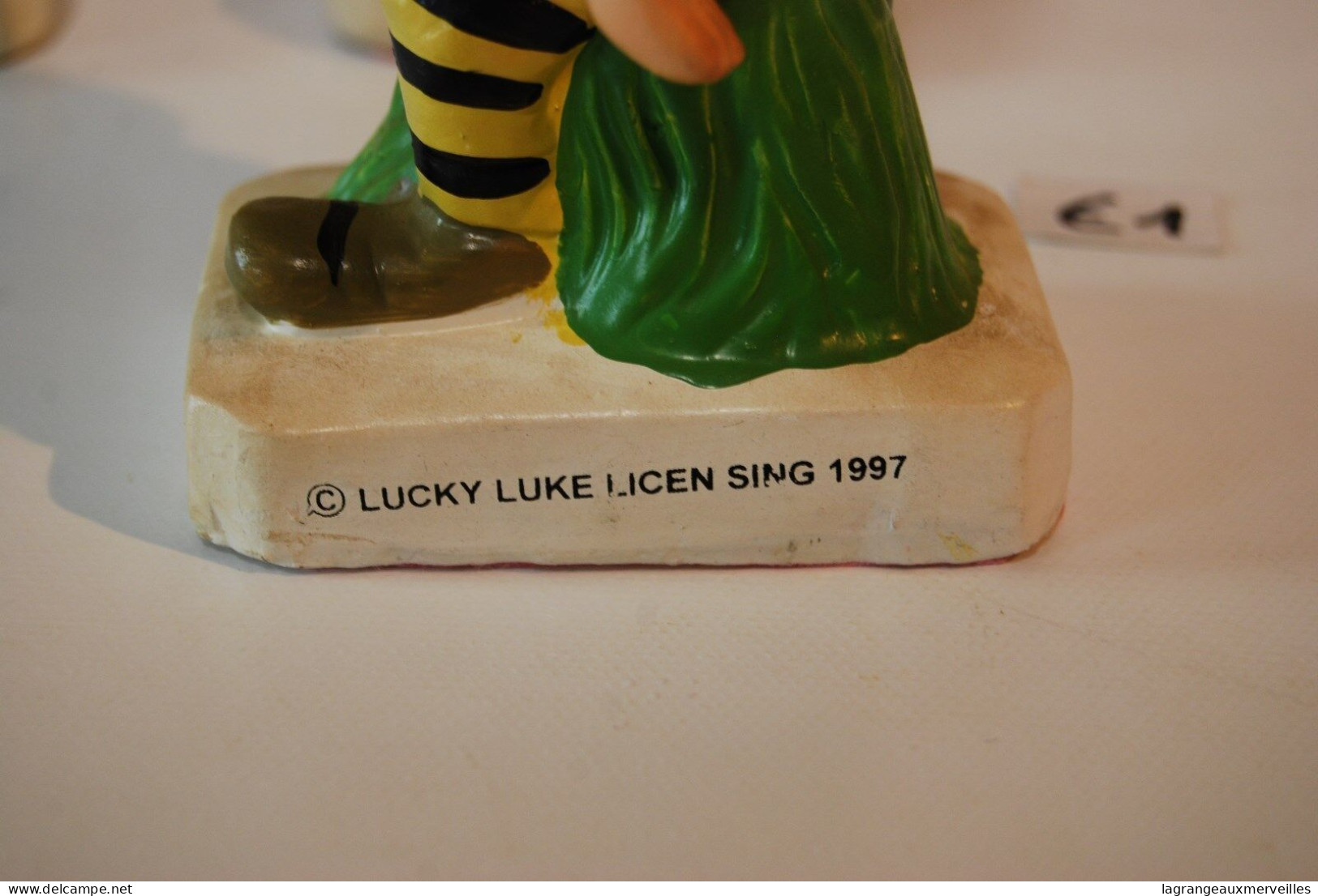 E1 Figurines - Les DALTONS - COMPLET - PLATRE - 1997 - Lucky Luke