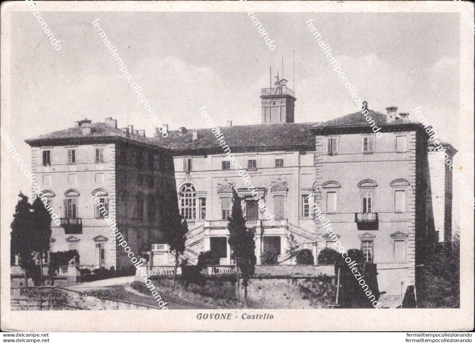 Al767 Cartolina Govone Castello Provincia Di  Cuneo Piemonte - Cuneo