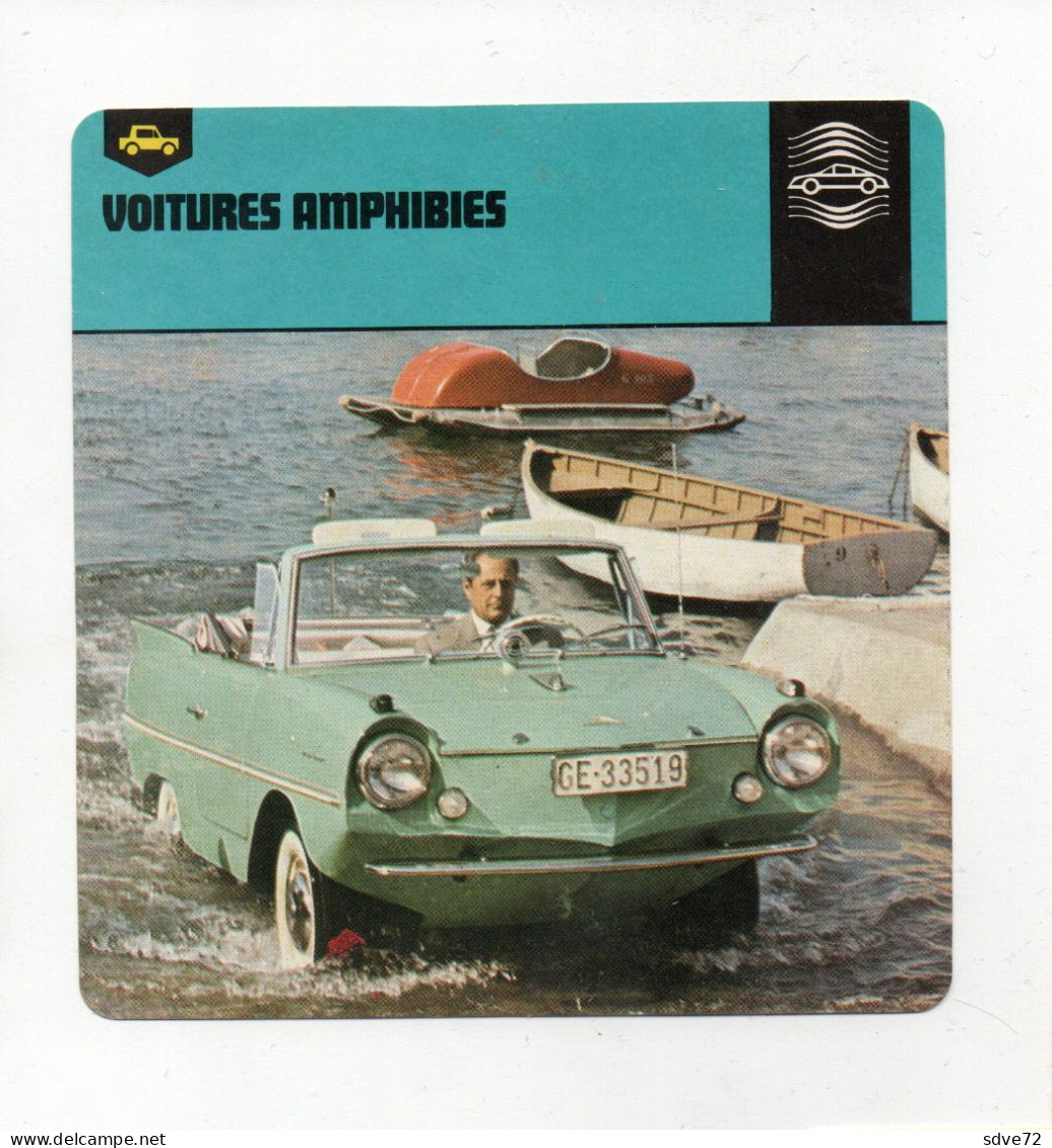 FICHE AUTOMOBILE -  VOITURES AMPHIBIES - Coches