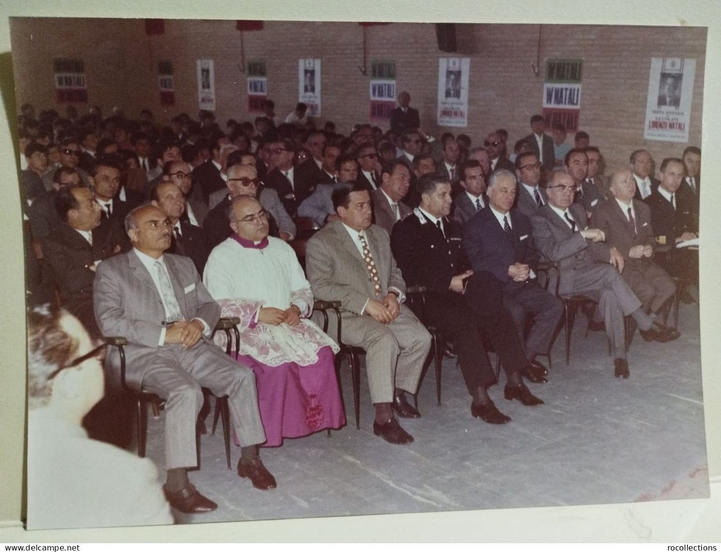 Italia Foto CITTA' SANT'ANGELO (Pescara) Autorità Ministro Natali Inaugurazioni Festeggiamenti 1970. Da Identificare - Europa