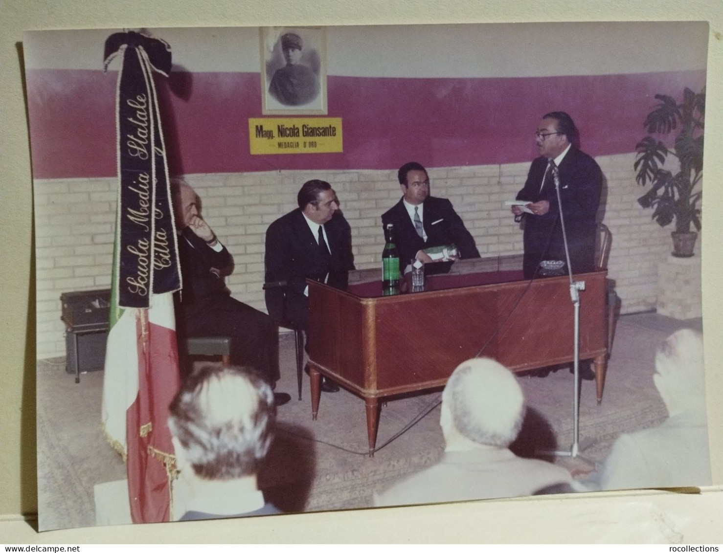 Italia Foto CITTA' SANT'ANGELO (Pescara) Autorità Ministro Natali Inaugurazioni Festeggiamenti 1970. Da Identificare - Europe