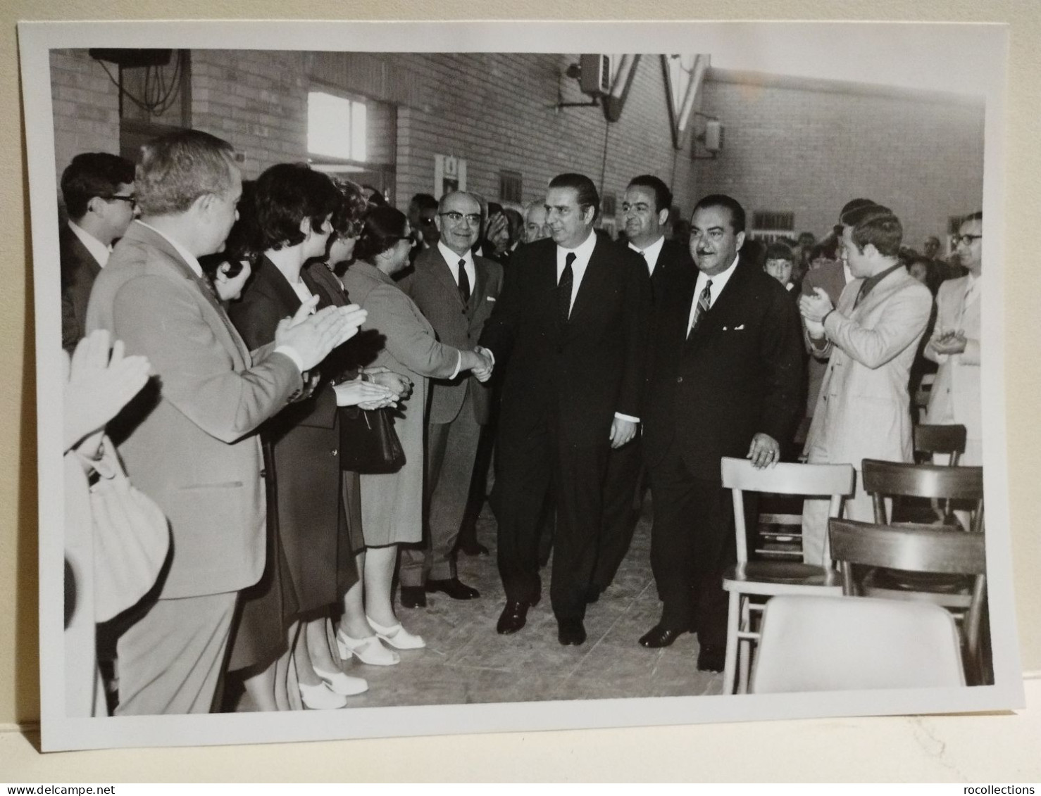 Italia Foto CITTA' SANT'ANGELO (Pescara) Autorità Ministro Natali Inaugurazioni Festeggiamenti 1970. Da Identificare - Europe