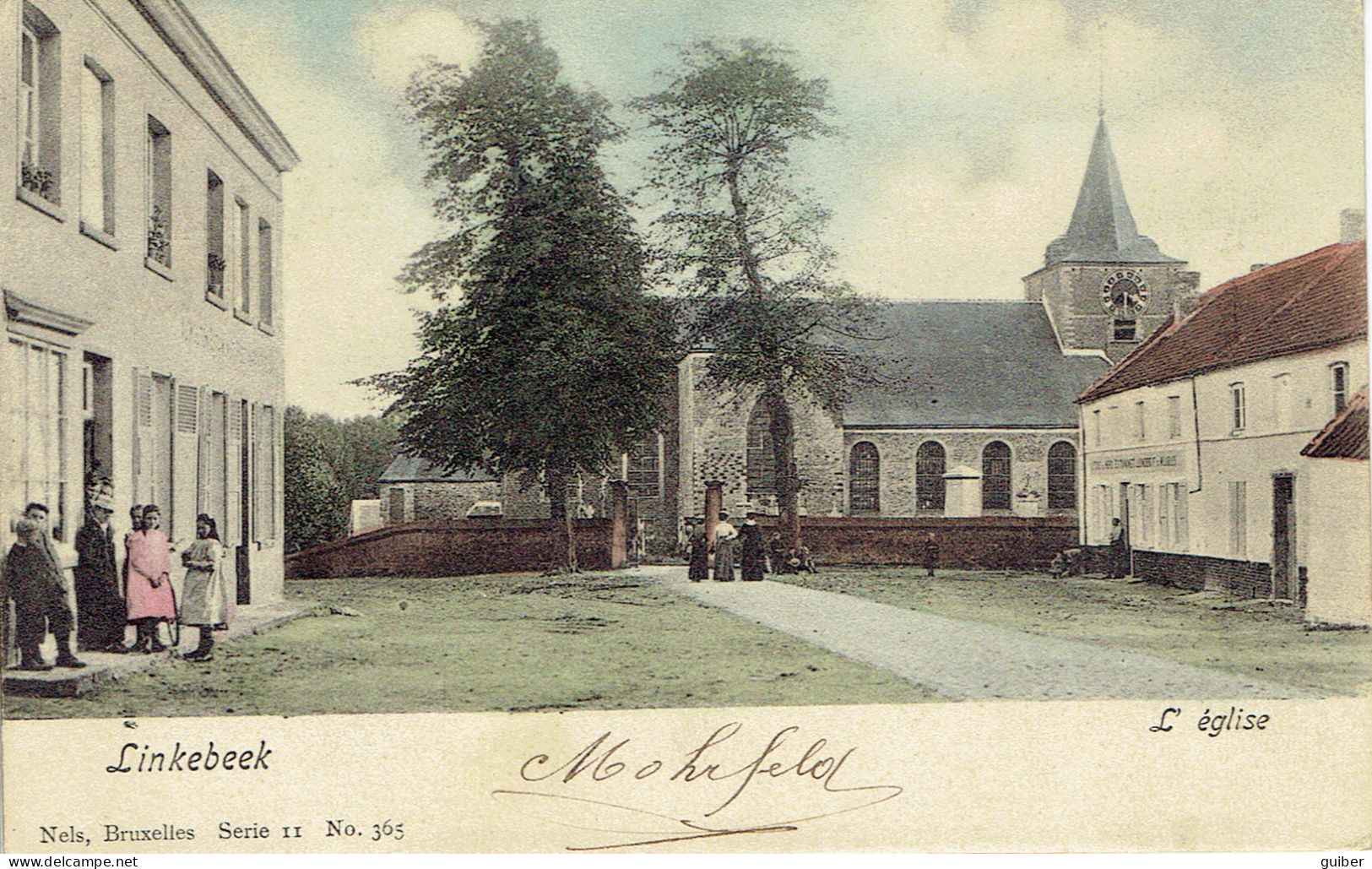 Linkebeek L'eglise Couleur Animée - Linkebeek