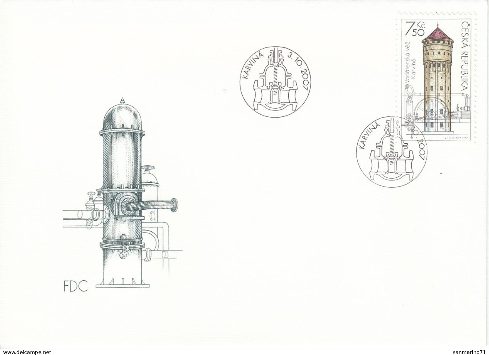 FDC CZECH REPUBLIC 530 - Sonstige & Ohne Zuordnung