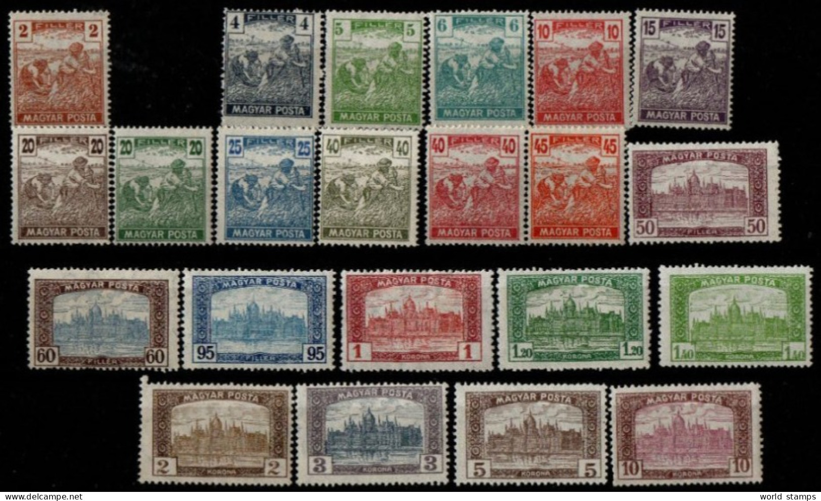 HONGRIE 1919-20 * - Unused Stamps