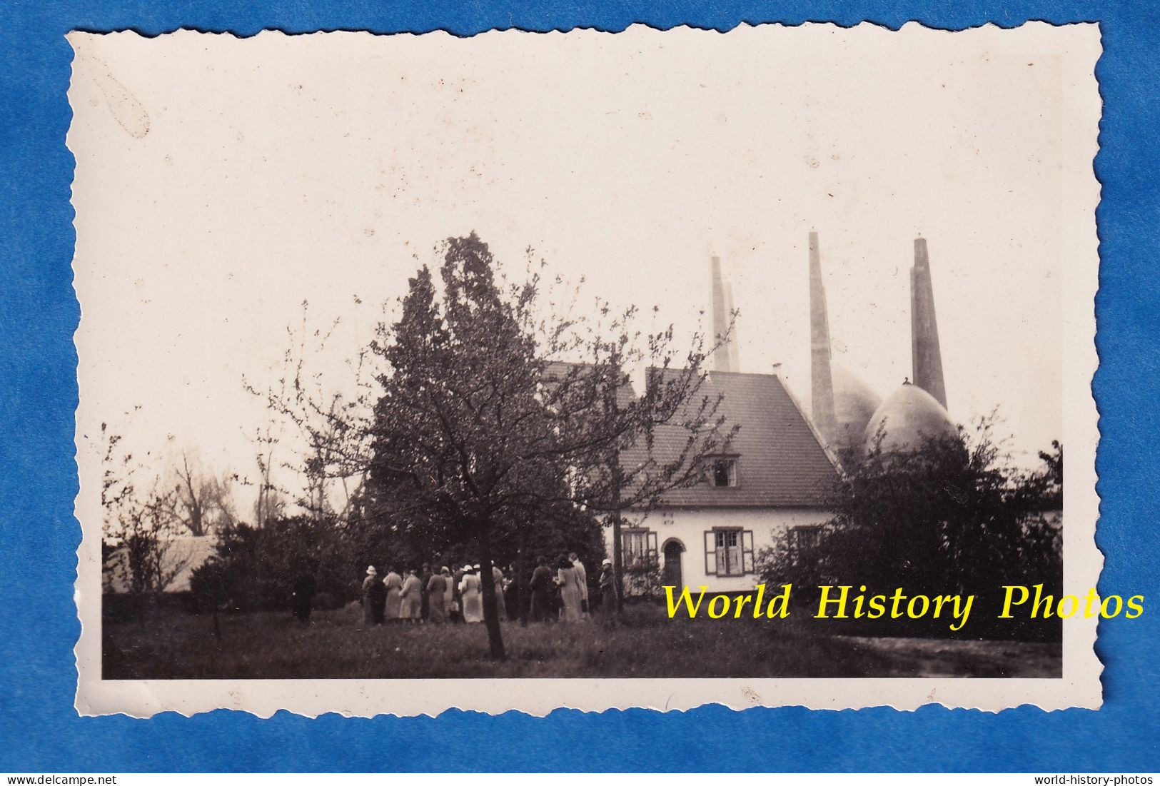 Photo Ancienne - LAEKEN - Visite D' étudiante à L' Institut Supérieur Ménager & Agricole De L' Etat - 1935 - Femme Fille - Lieux