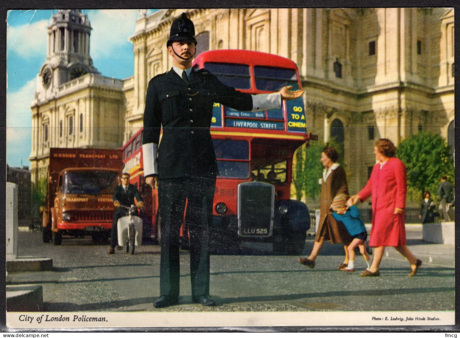 London, Policeman, Mailed To USA - Autres & Non Classés