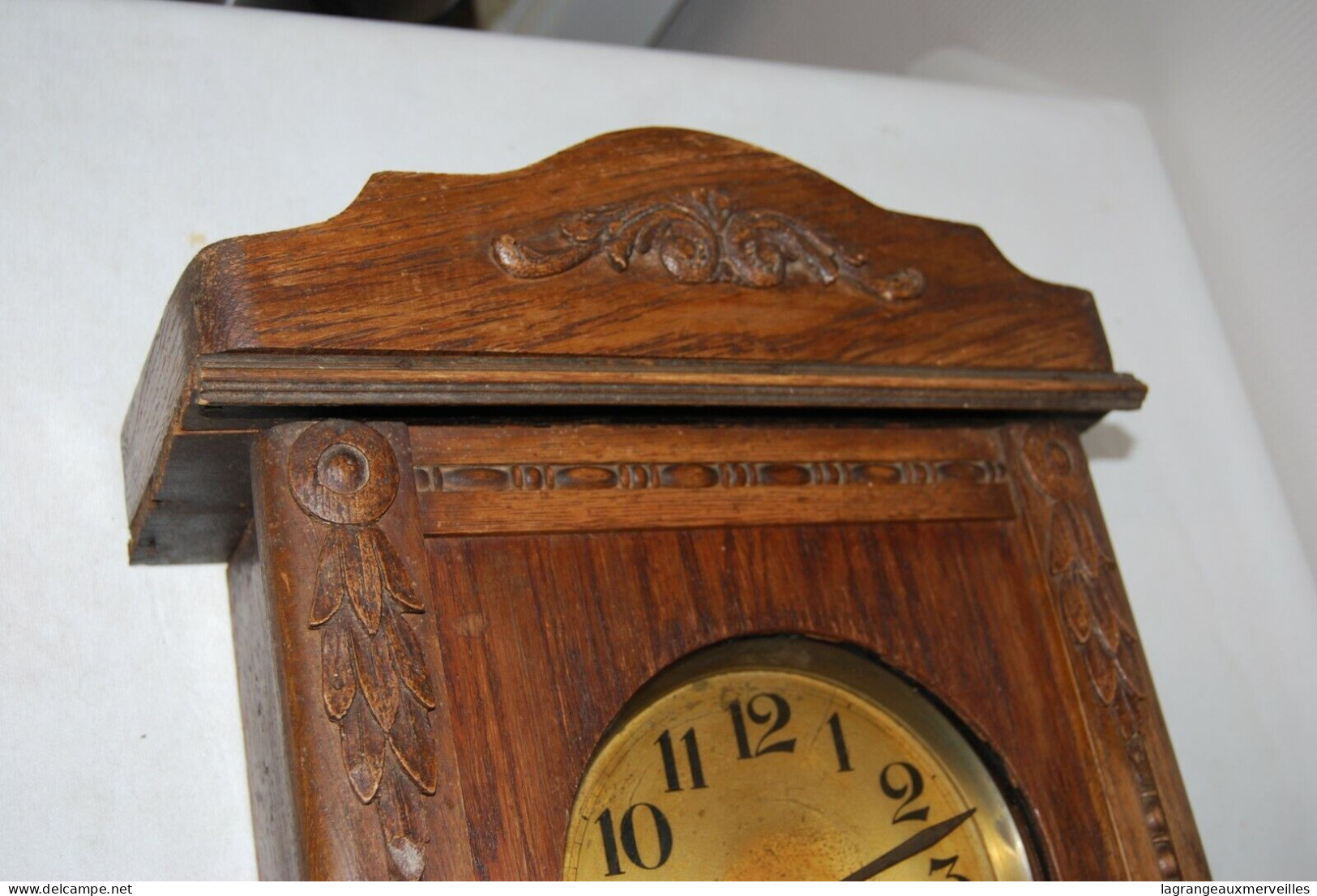 E1 Ancienne Horloge Murale - Bois - Orologi Da Muro
