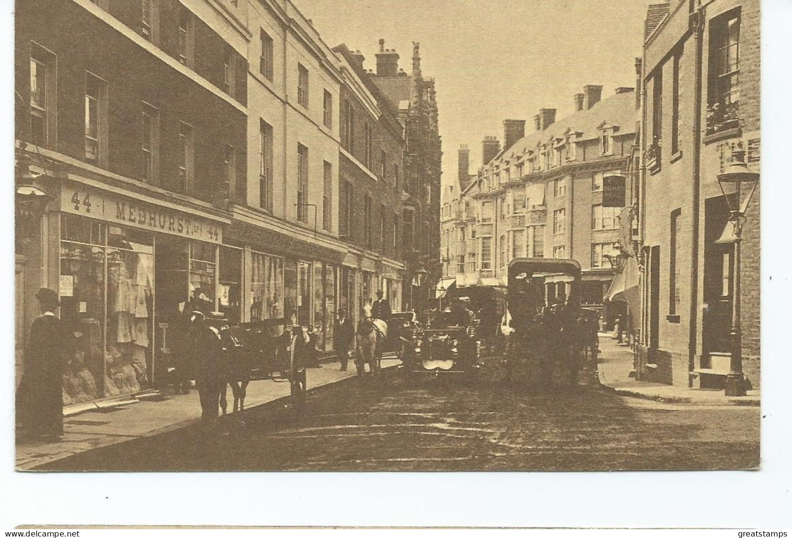 Postcard Kent Bromley Reproduction Old Card Market Square 1910 - Autres & Non Classés