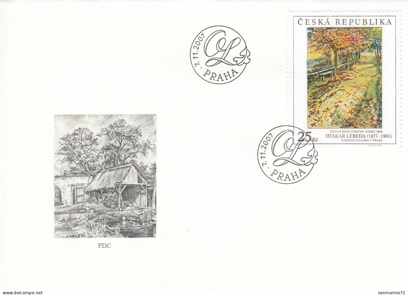 FDC CZECH REPUBLIC 533 - Modernos