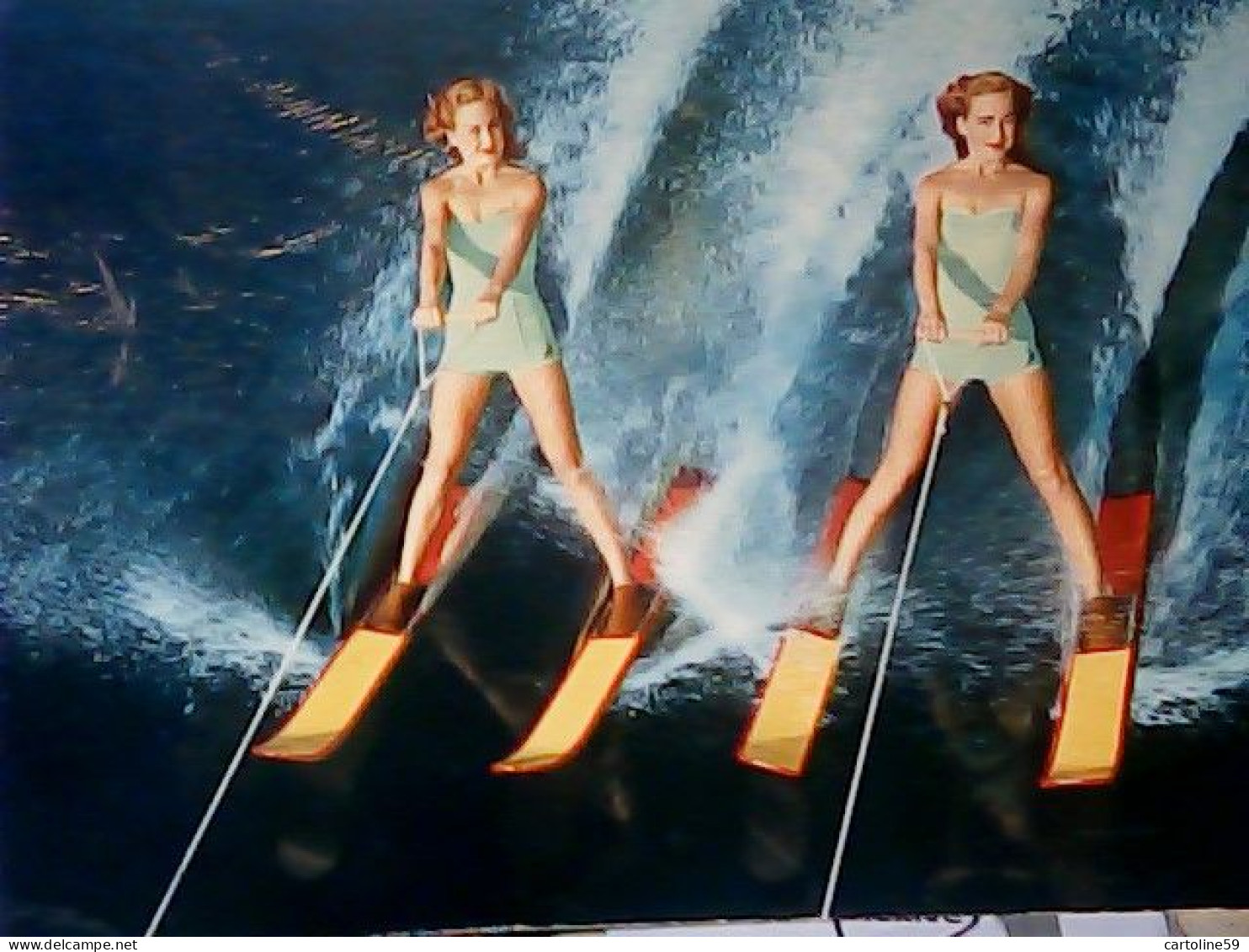 GIRL PIN UP SCI NAUTICO   VB1960 JV6361 - Waterski