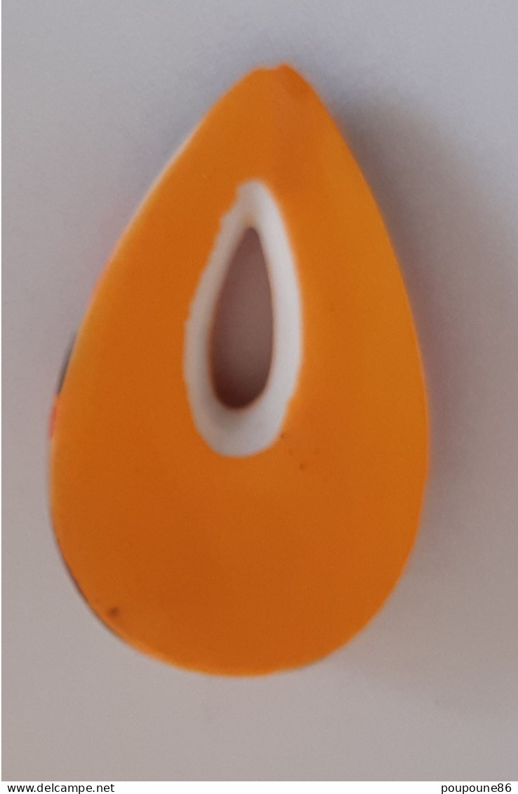 FEVE - FEVES -  "LES PENDENTIFS  DESIGN"-  JOLI PENDENTIF ORANGE BRUN ARGENT - Other & Unclassified