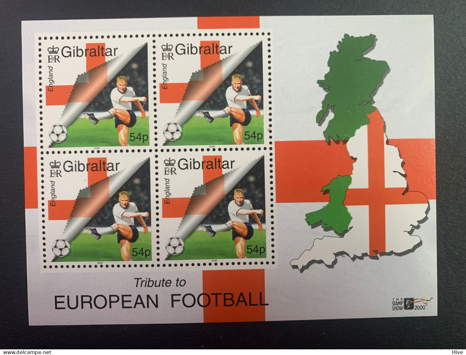 Gibraltar 2000 European Soccer MNH - Gibraltar