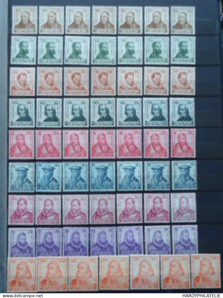 BELGIQUE N°593/601 MNH** - Unused Stamps