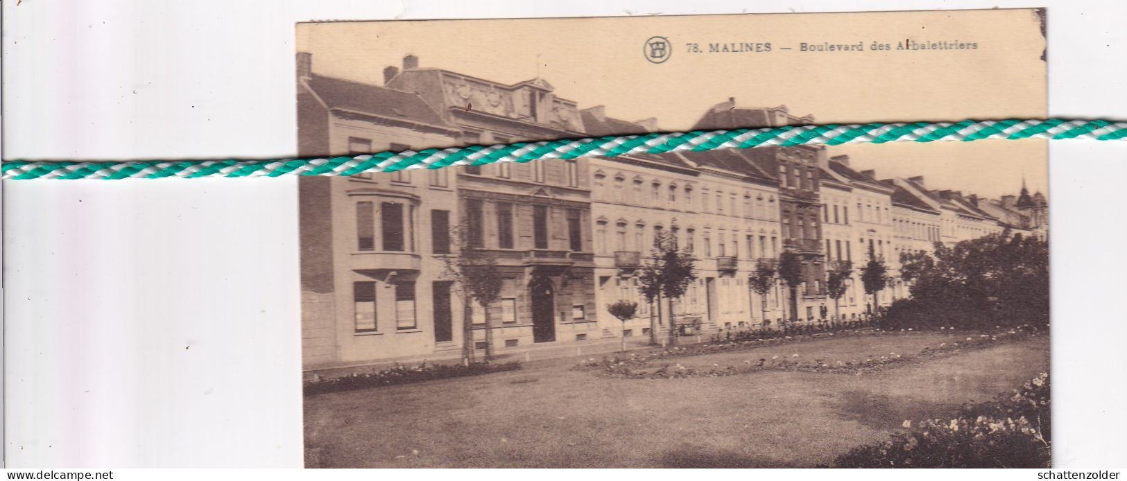 Mechelen, Malines, Boulevard Des Arbalettriers - Mechelen