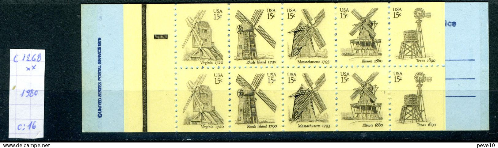 USA    Moulins    C 1262 Xx - Unused Stamps
