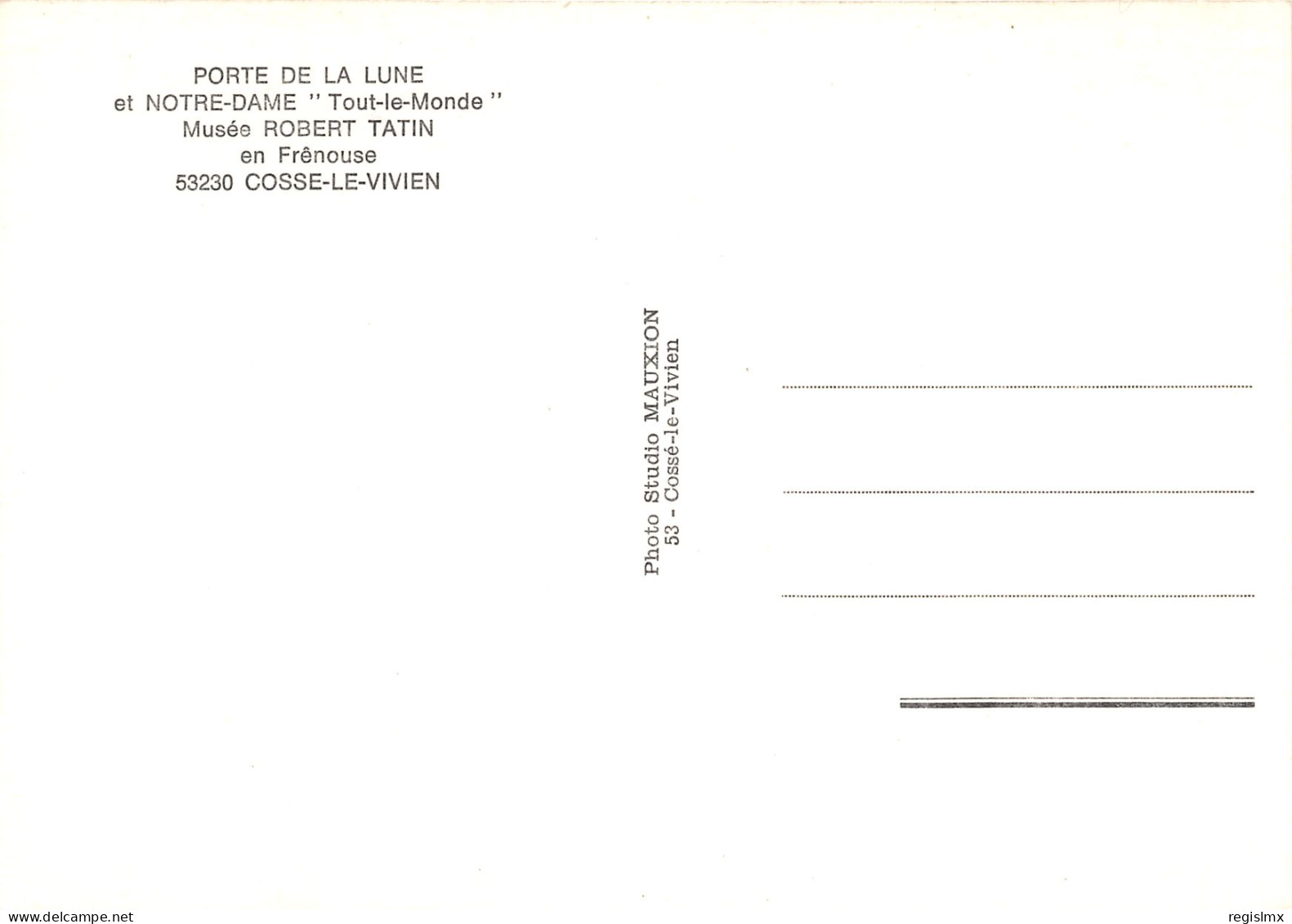 53-COSSE LE VIVIEN-N°1019-E/0385 - Other & Unclassified