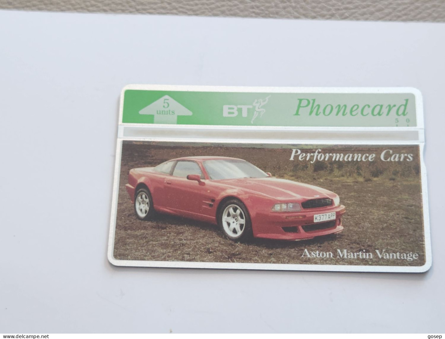 United Kingdom-(BTG-232)-Performance Cars-(2)-Aston-(235)(5units)(311D26413)(tirage-500)-price Cataloge-20.00£-mint - BT Emissioni Generali