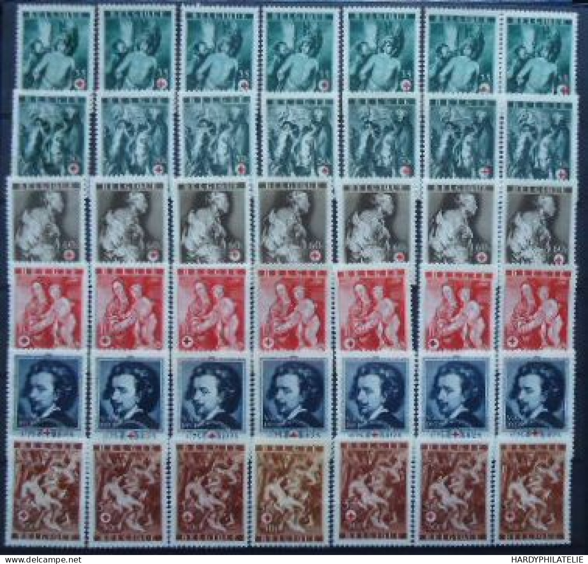 BELGIQUE N°647/652 MNH** - Unused Stamps